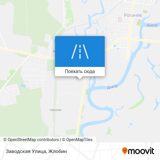 Карта Заводская Улица