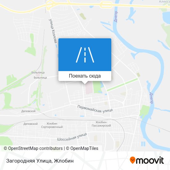 Карта Загородняя Улица