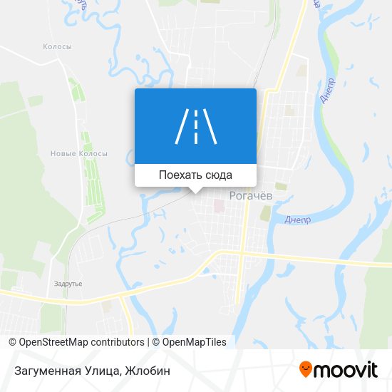 Карта Загуменная Улица