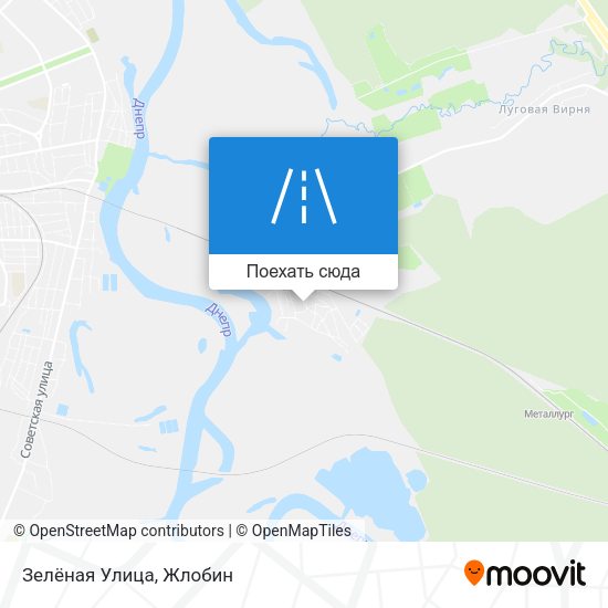 Карта Зелёная Улица