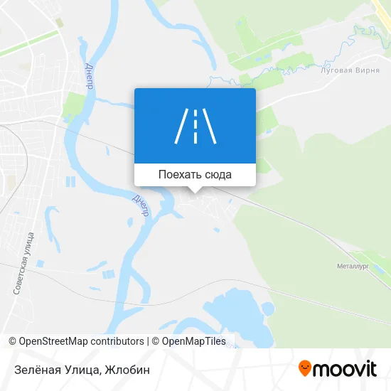 Карта Зелёная Улица