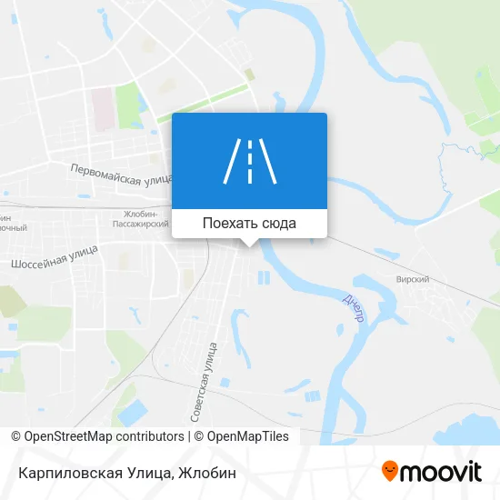 Карта Карпиловская Улица