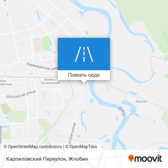 Карта Карпиловский Переулок