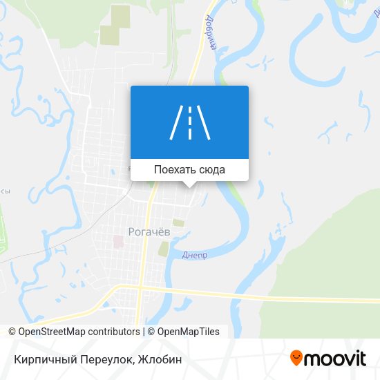 Карта Кирпичный Переулок