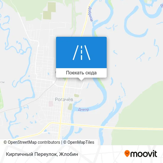 Карта Кирпичный Переулок