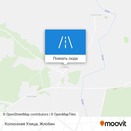 Карта Колхозная Улица