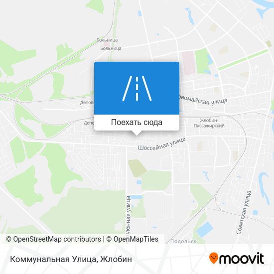 Карта Коммунальная Улица