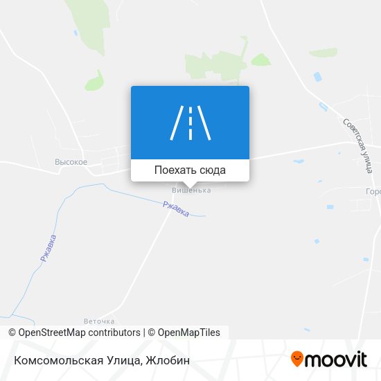 Карта Комсомольская Улица