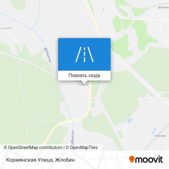 Карта Кормянская Улица