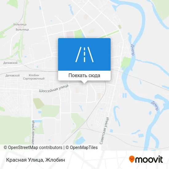 Карта Красная Улица