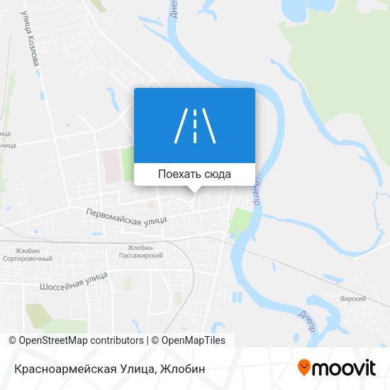 Карта Красноармейская Улица