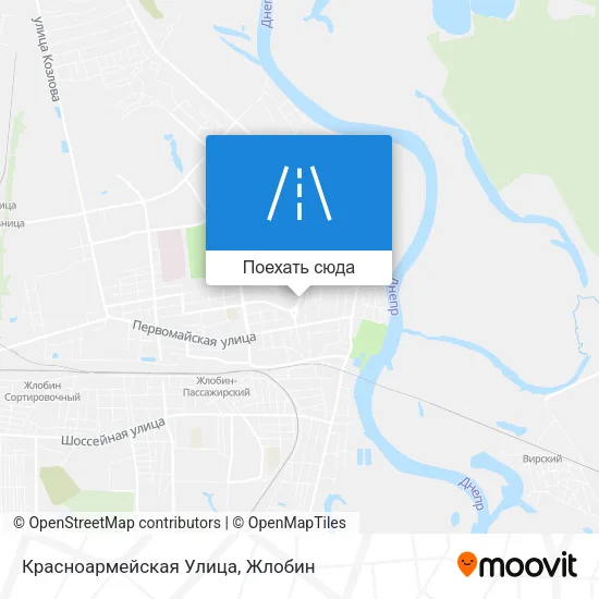 Карта Красноармейская Улица