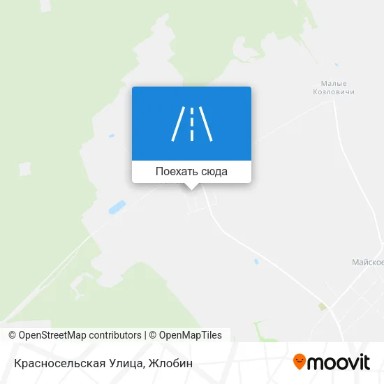 Карта Красносельская Улица