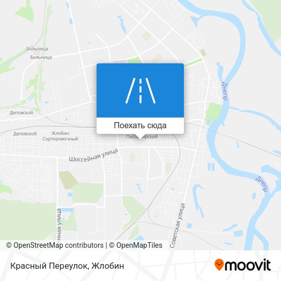 Карта Красный Переулок