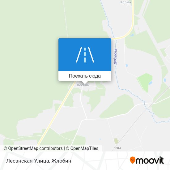 Карта Лесанская Улица
