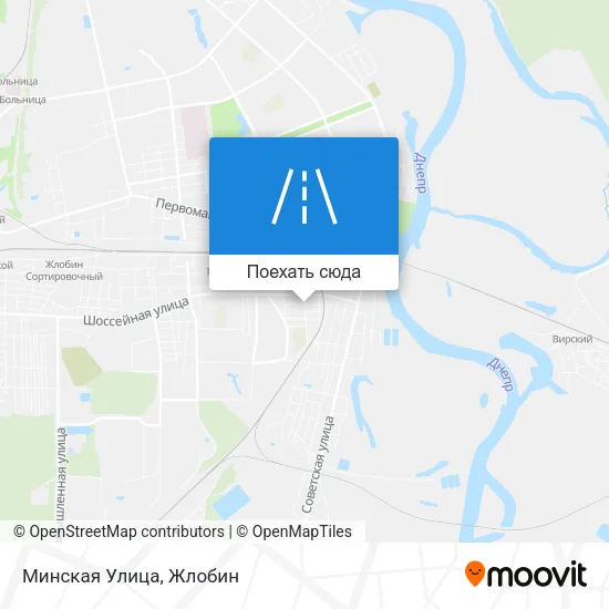 Карта Минская Улица