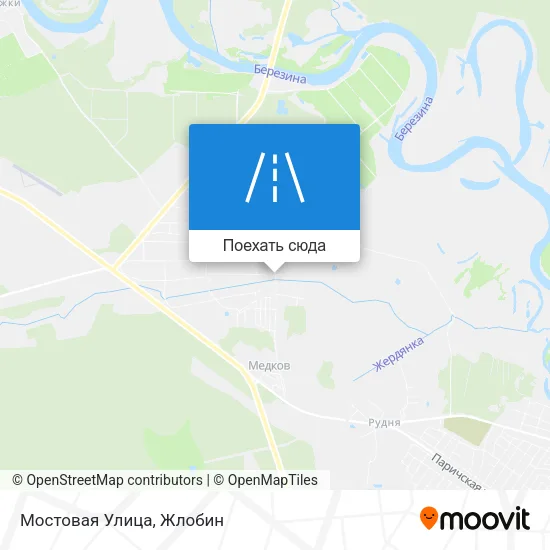 Карта Мостовая Улица