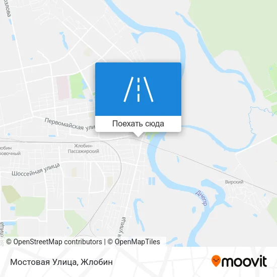 Карта Мостовая Улица