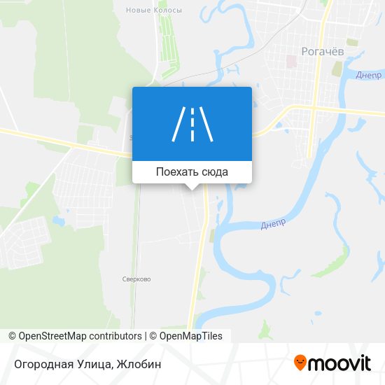Карта Огородная Улица