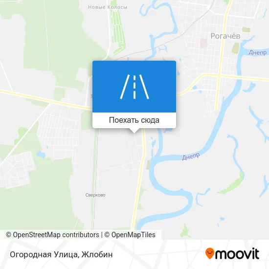 Карта Огородная Улица