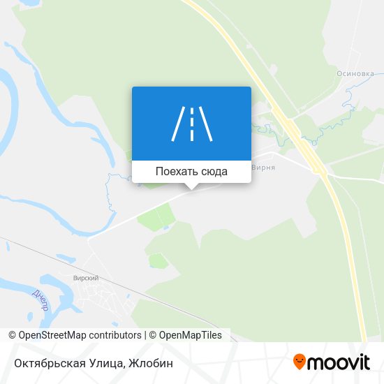 Карта Октябрьская Улица