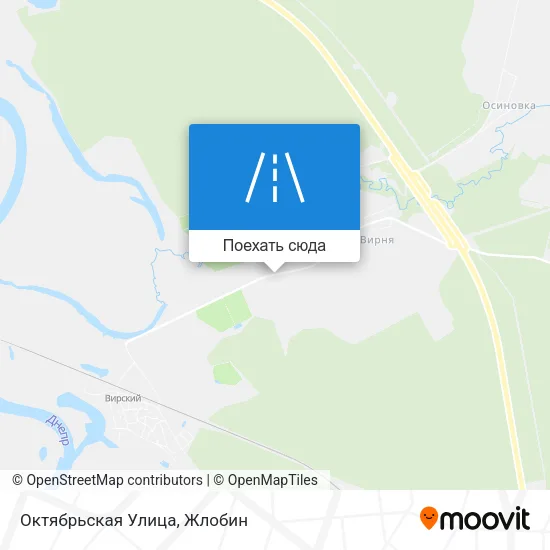 Карта Октябрьская Улица