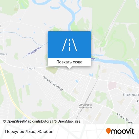 Карта Переулок Лазо