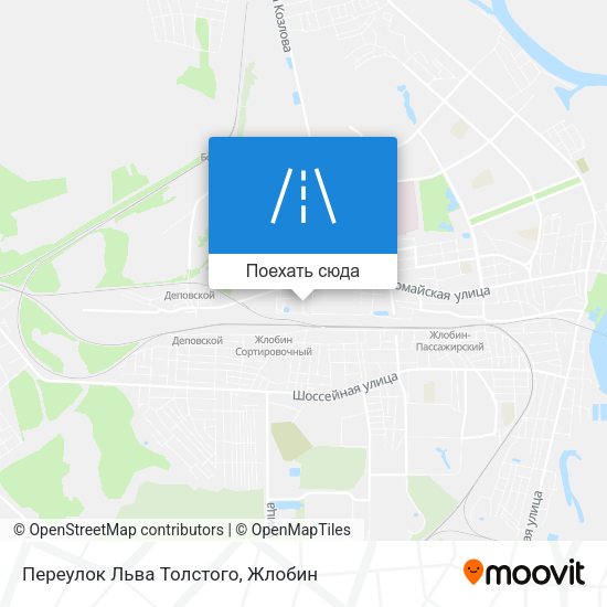 Карта Переулок Льва Толстого