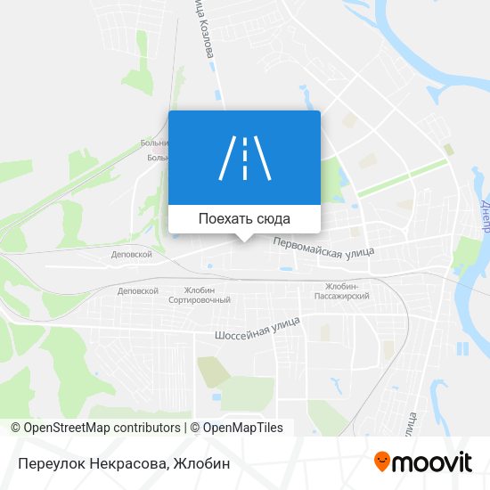 Карта Переулок Некрасова