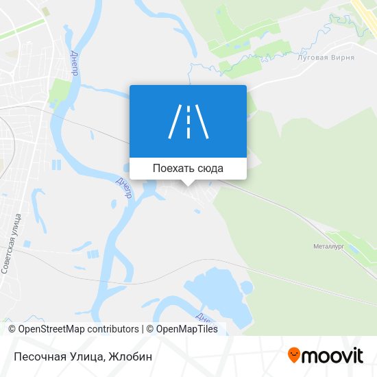 Карта Песочная Улица
