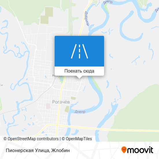 Карта Пионерская Улица