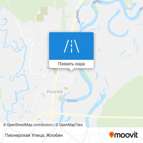 Карта Пионерская Улица