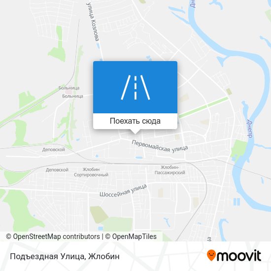 Карта Подъездная Улица