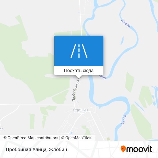 Карта Пробойная Улица