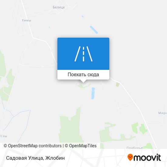 Карта Садовая Улица