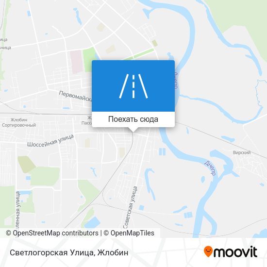 Карта Светлогорская Улица
