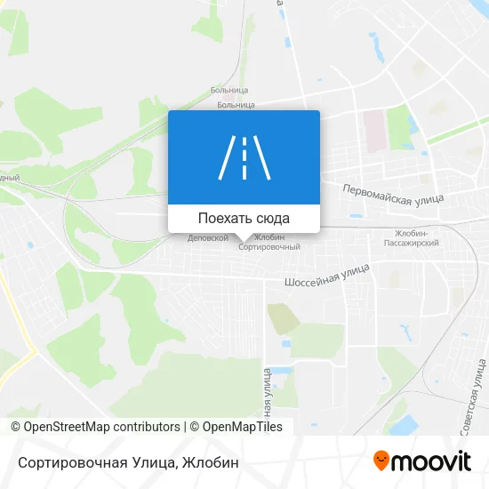 Карта Сортировочная Улица