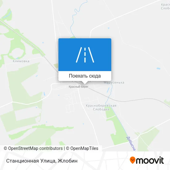 Карта Станционная Улица