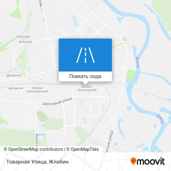 Карта Товарная Улица