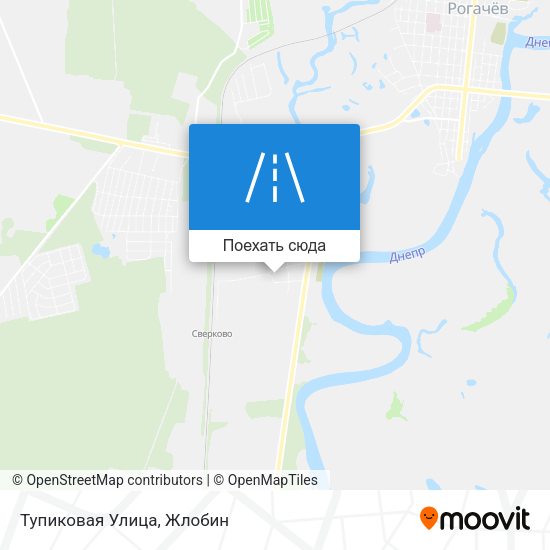 Карта Тупиковая Улица