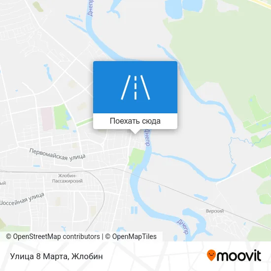 Карта Улица 8 Марта