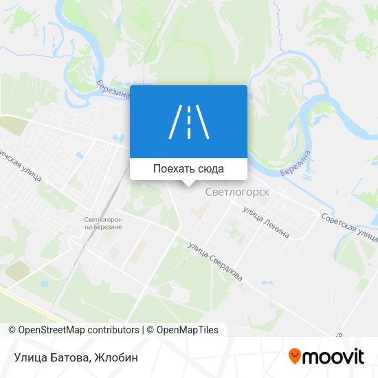Карта Улица Батова
