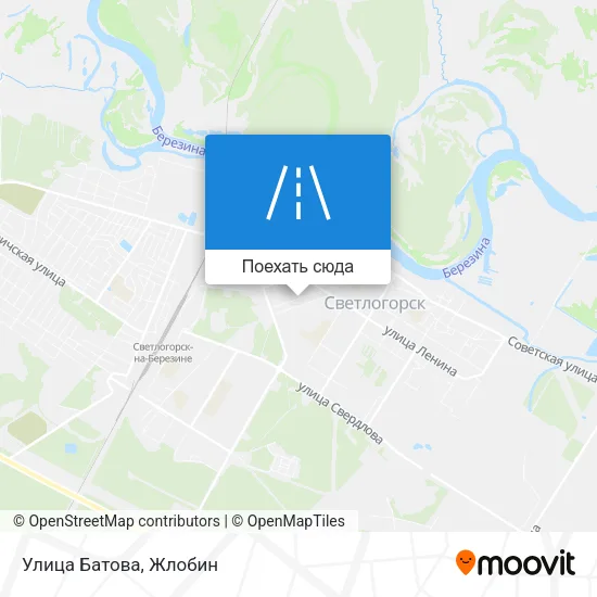 Карта Улица Батова
