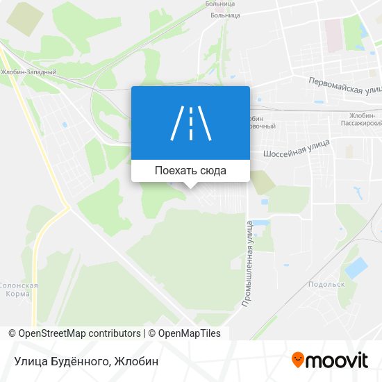 Карта Улица Будённого
