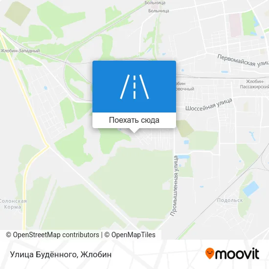Карта Улица Будённого
