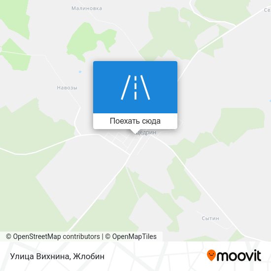 Карта Улица Вихнина