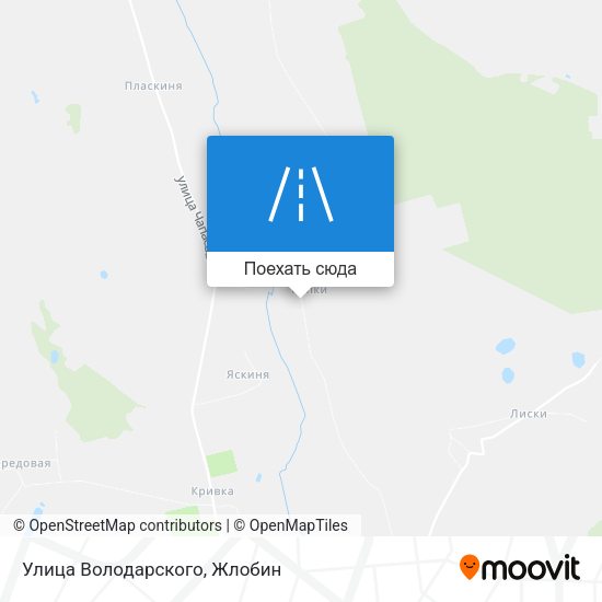 Карта Улица Володарского