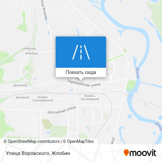Карта Улица Воровского