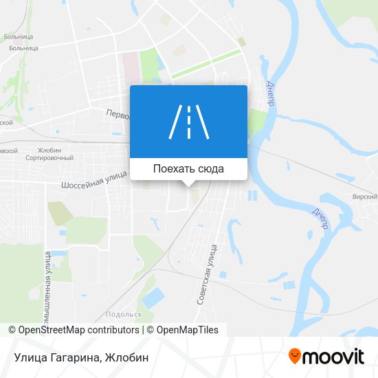 Карта Улица Гагарина