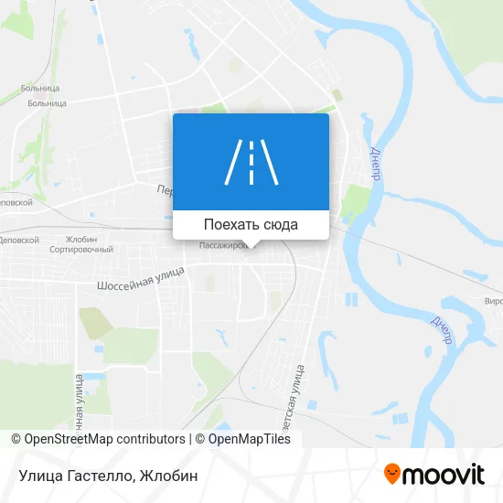 Карта Улица Гастелло